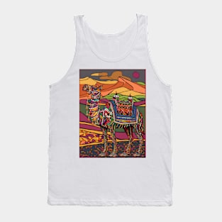 Rajasthani decorated camel art Tank Top